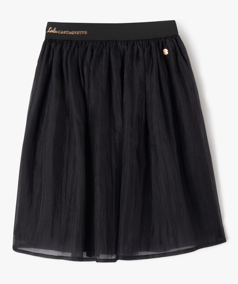 Jupe en voile avec ceinture élastique fille - LuluCastagnette